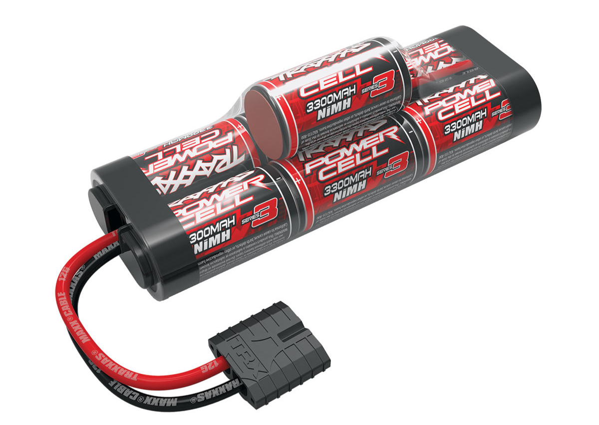 Traxxas 7 celdas NiMh 3300mAh 8.4V Hump Pack con conector iD