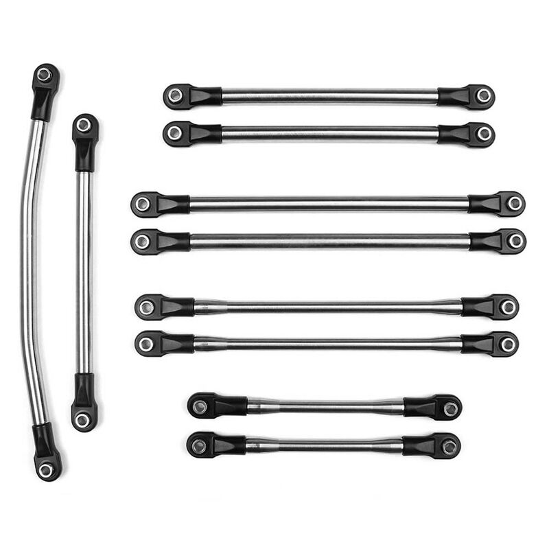 Vanquish Incision 12" 1/4 Steel 10pc Link Kit: SCX10-II
