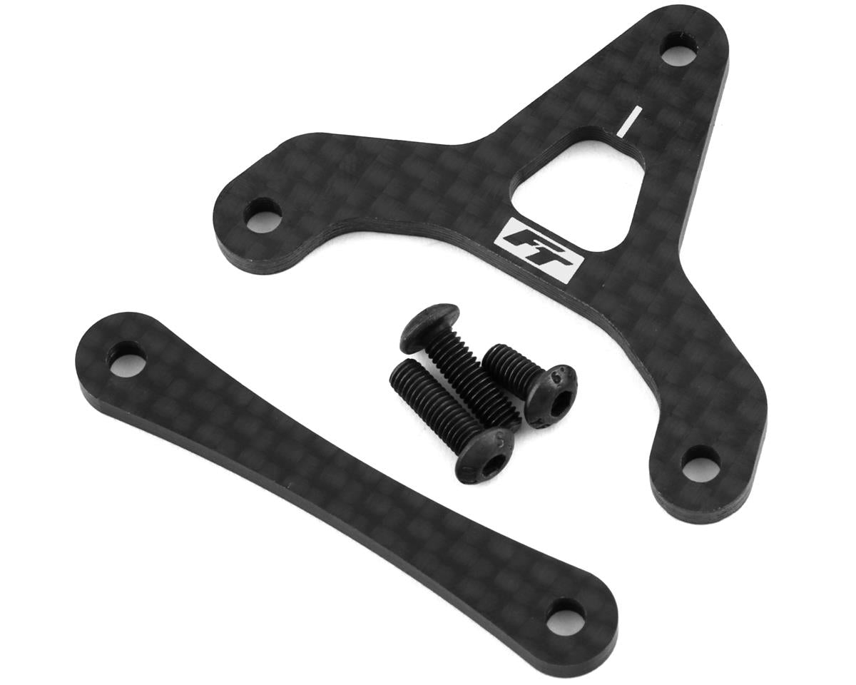 Team Associated RC10B74.2 Kit de placa superior de carbono del equipo de fábrica