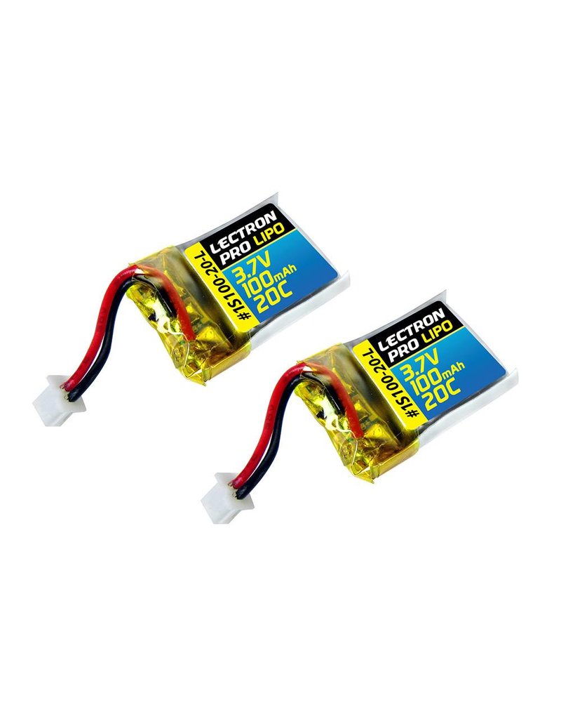 COMMON SENSE RC CSRC 1S LIPO 3.7V 100MAH 20C BATTERY (2 PACK)