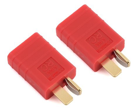 Conector adaptador de una pieza RC de sentido común (estilo T macho a hembra Traxxas) (2)