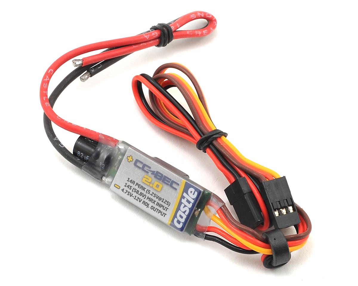 Castle Creations BEC 2.0 BEC Regulador de voltaje (14 Amp)