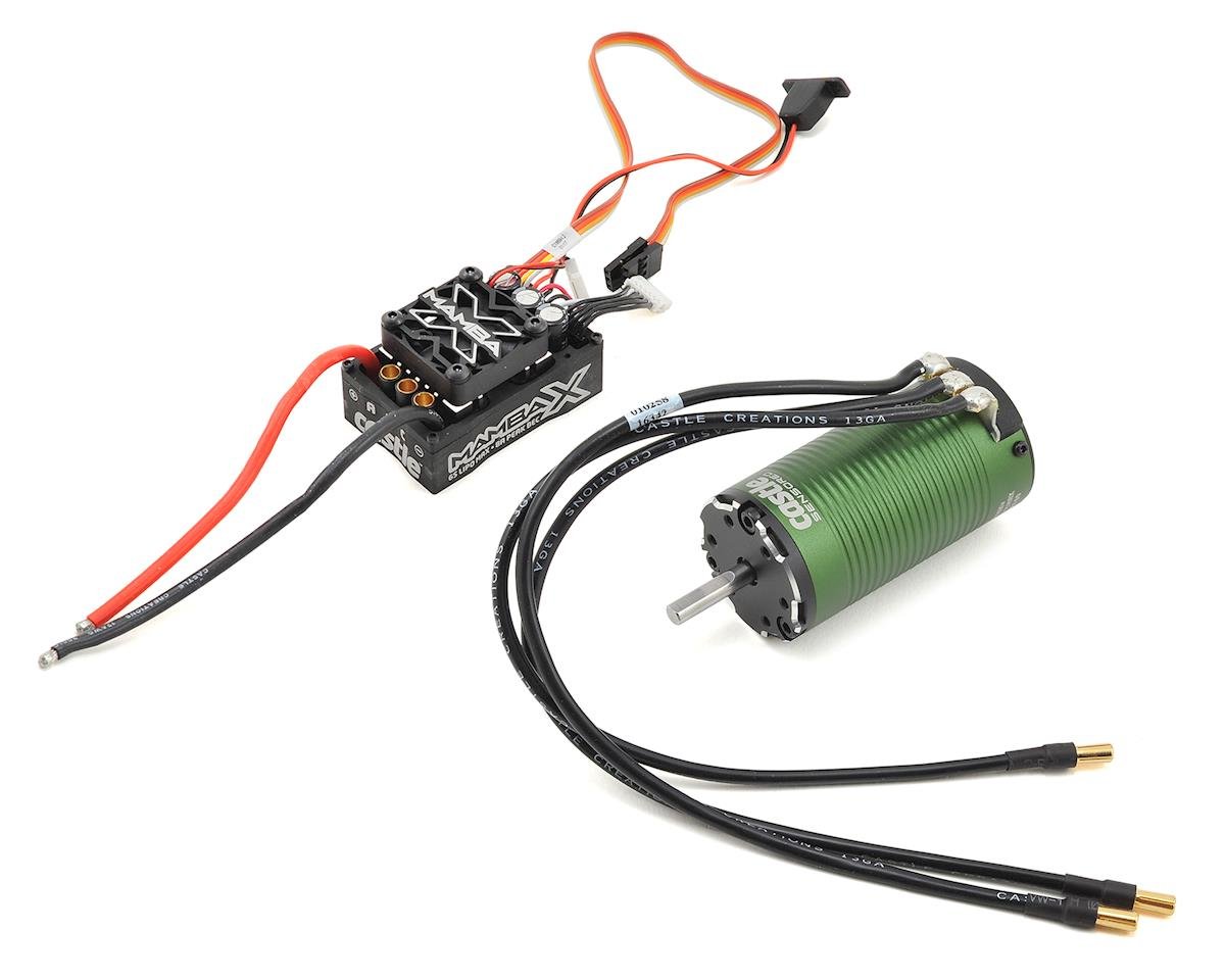 Castle Creations Mamba 1/10 Mamba X SCT Waterproof ESC 1415-2400Kv Sensored Brushless Motor Combo