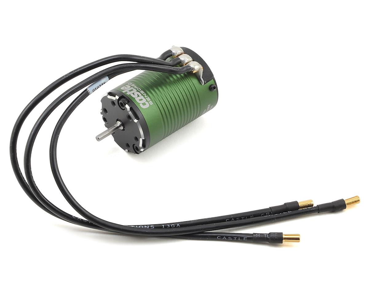 Castle Creations 1/10 4-Pole Sensored Brushless Motor, 1410-3800kV: 4mm Bullet