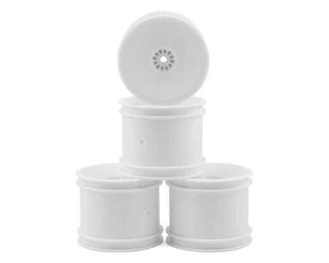 DE Racing 12mm Hex "Speedline" 2.2" 1/10 Stadium Truck Wheel (4) (22T) (Blanco) *Descontinuado