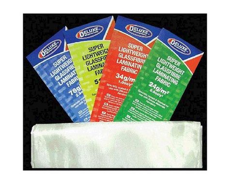Deluxe Materials Lightweight Fibreglass Laminating Fabric Cloth (Assorted Sizes)