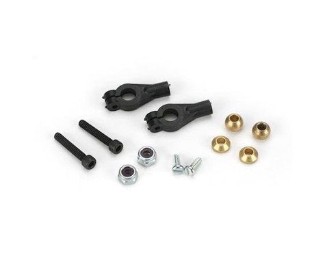 Herrajes de eslabón de bola ajustable DuBro E/Z, 4-40