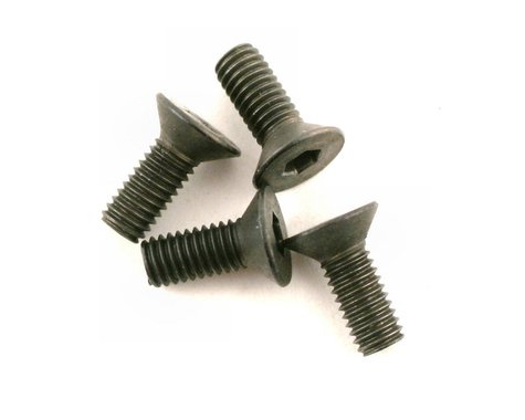 Tornillos de cabeza hueca plana DuBro de 3x8 mm (4)