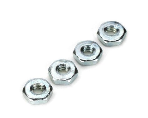 Tuercas hexagonales de acero DuBro, 6-32