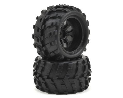 ECX Front/Rear Premount Tire (2): 1/24 4WD Ruckus