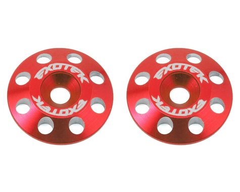 Exotek Flite V2 16mm Aluminum Wing Buttons (2) (Assorted Colors)