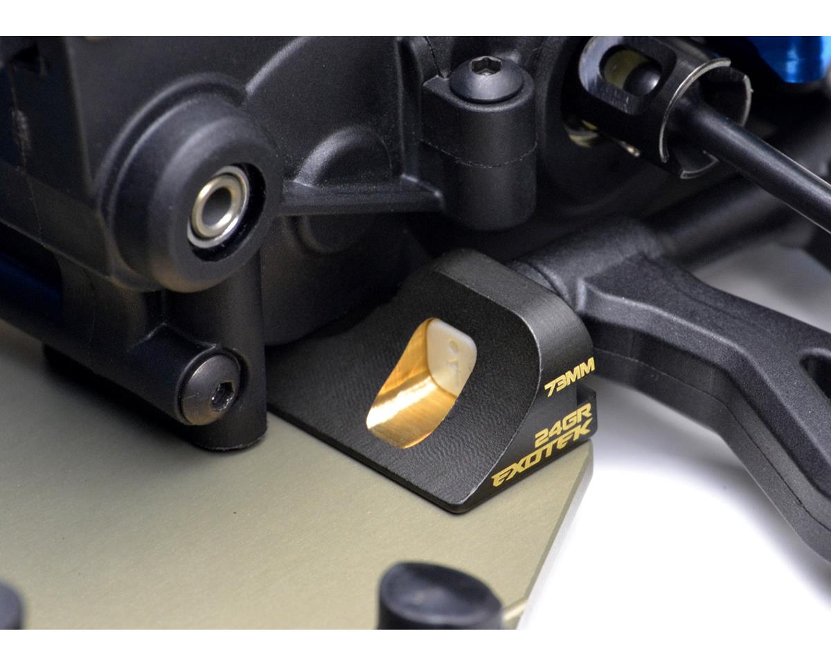 Exotek B6.3 Brass Weight C Block (24g) (Black)