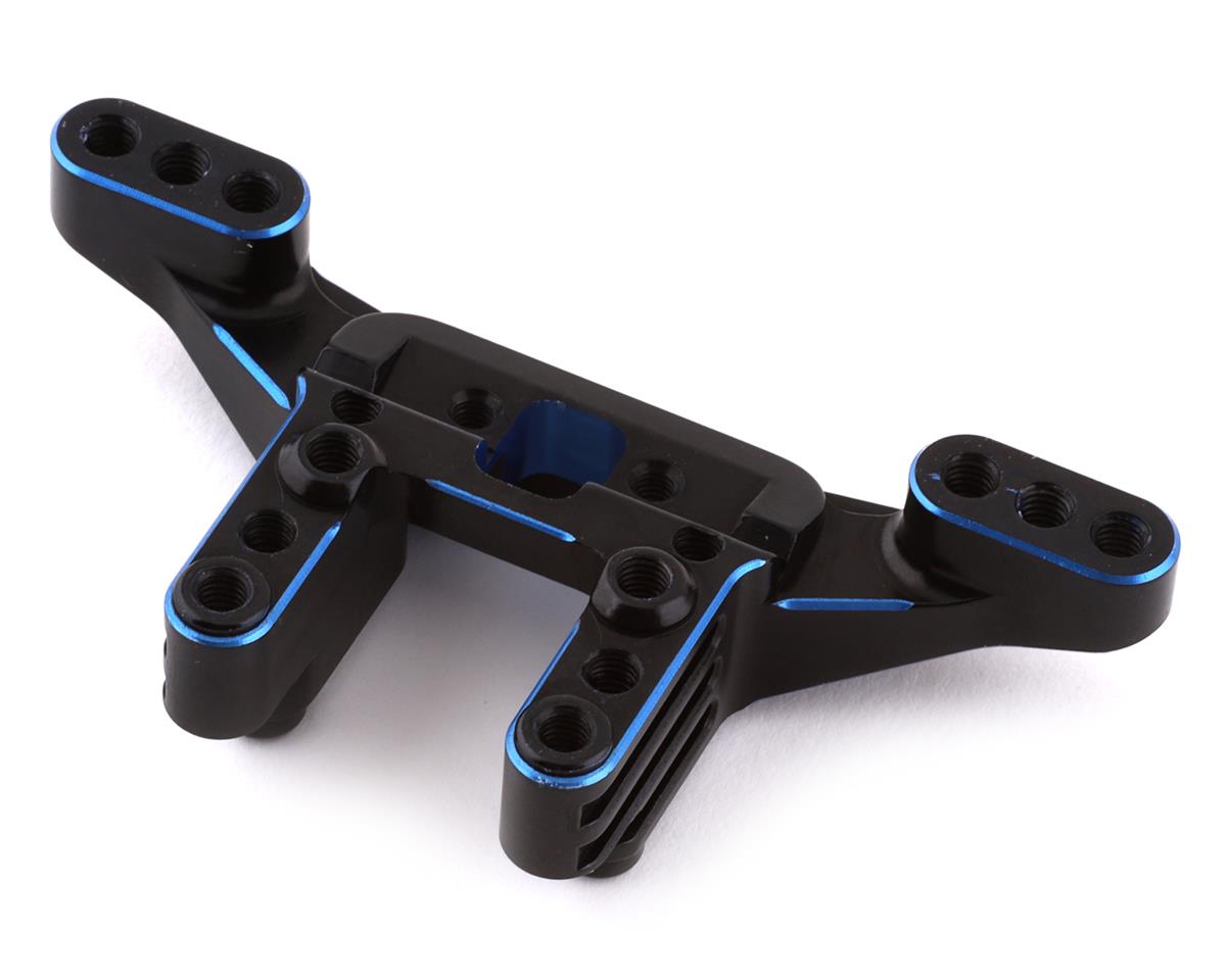 Exotek B6.3/T6.1/SC6.1 Aluminum Front Camber Mount (Black/Blue)