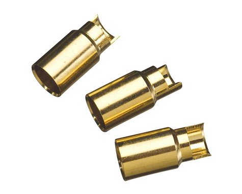 Great Planes Gold Bullet Conn Female 6mm (3)  *Discontinued