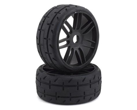 GRP GT TO1 Revo 1/8 Buggy Tires Belted Blac (S5) (2) *Archived