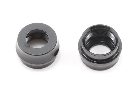 Tapa inferior de amortiguador HB Racing Big Bore (negro) (2)