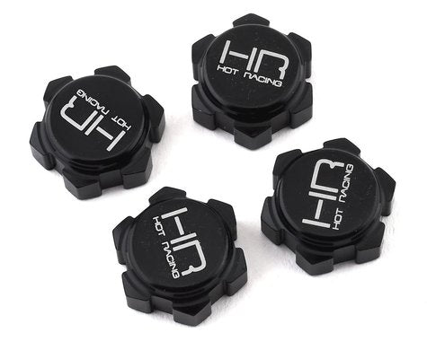 Hot Racing Arrma Aluminum 17mm Friction Dirt Shield Wheel Nuts (4)