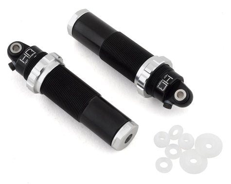Hot Racing Arrma 4x4 Aluminum Threaded Rear Bleeder Shock Bodies (Black) (2)
