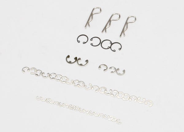 Clips en E y anillos en C surtidos de Traxxas