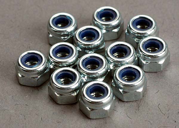 Traxxas 3mm Nylon Locking Nuts (12)