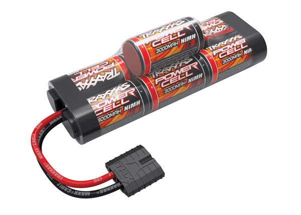 Traxxas 7 celdas NiMH 3000mAh 8.4V Hump Pack con conector iD