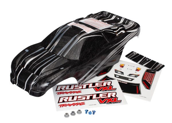 Traxxas Body Rustler 2wd ProGraphix con ala
