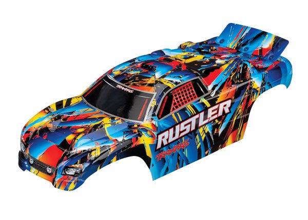 Traxxas Rustler 2wd Body Rock n' Roll *Archived