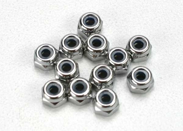 Traxxas 2.5mm Nylon Locknut (12)