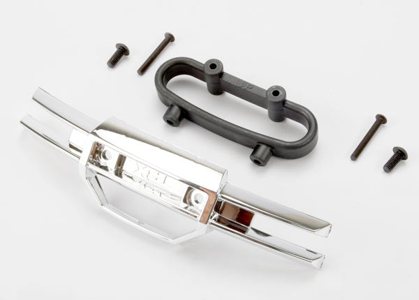 Traxxas Parachoques Delantero (Cromo)/Parachoques