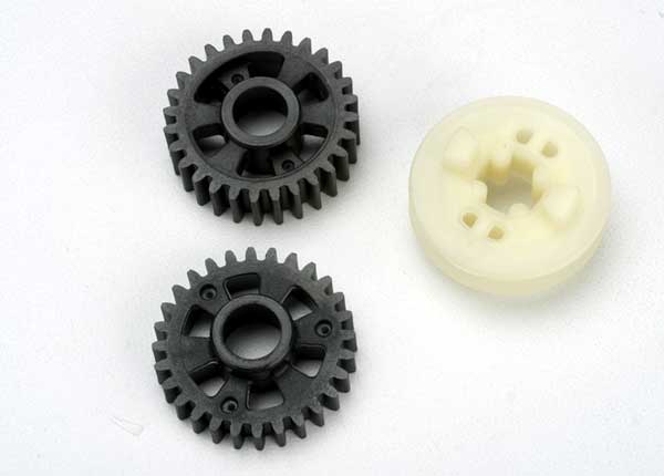 Traxxas Output gears, forward & reverse / drive dog carrier