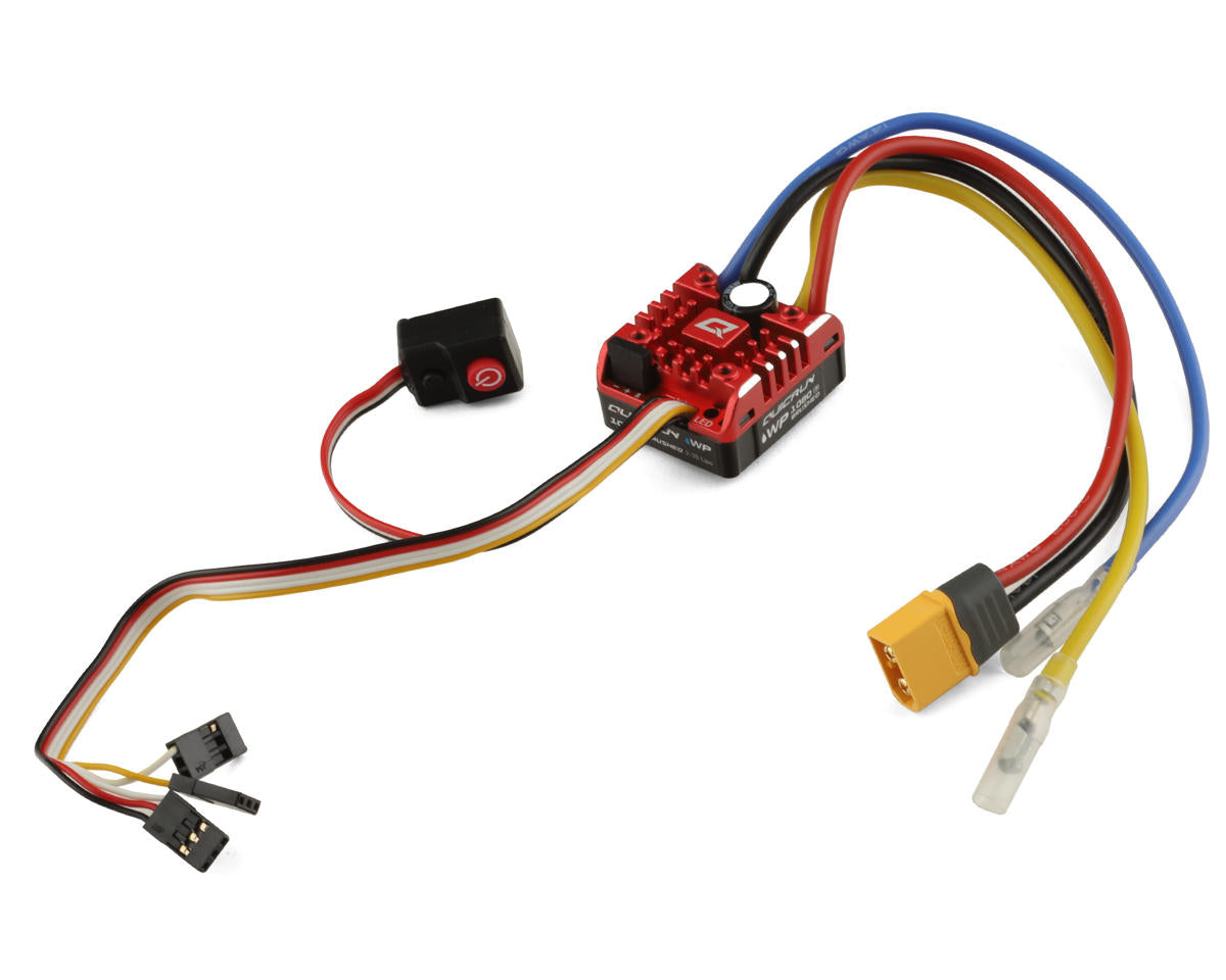 Hobbywing QuicRun 1080 Waterproof G2 Brushed Crawling ESC (2-3S)