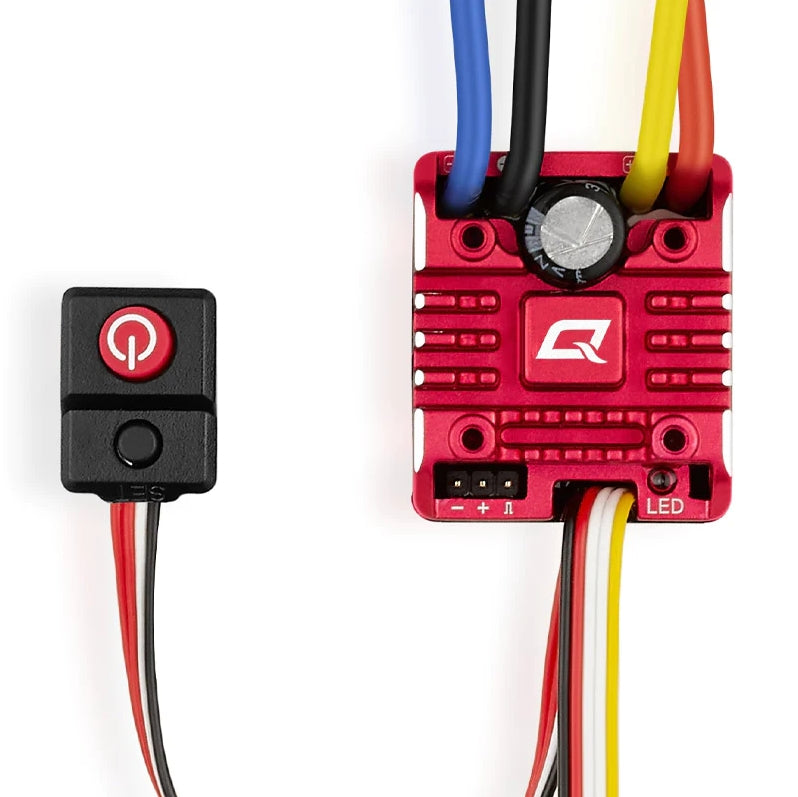 Hobbywing QuicRun 1080 Waterproof G2 Brushed Crawling ESC (2-3S)