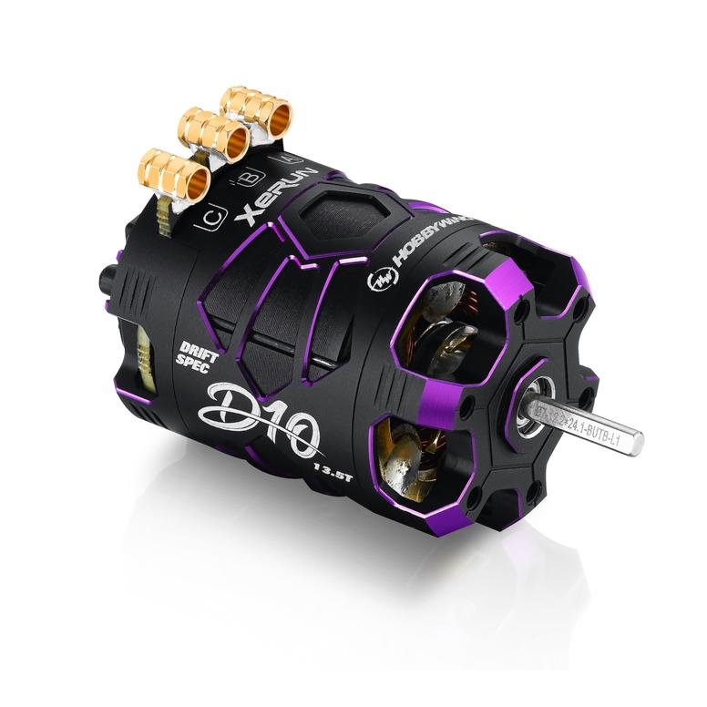 Hobbywing Xerun D10 13.5T Brushless Drift Motor - Purple