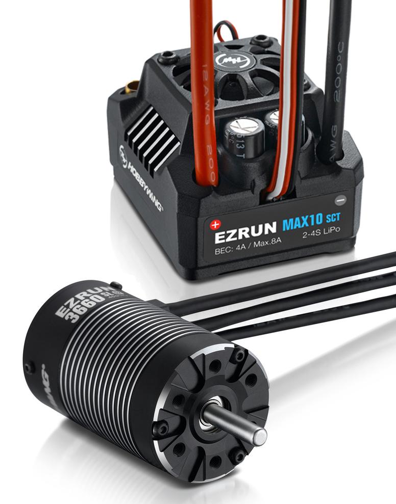 Hobbywing EZRun MAX10 SCT 3660 4000kV Sensorless Brushless Combo *Archived