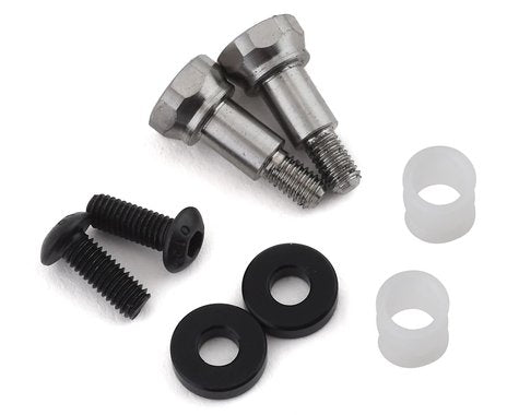 JConcepts B6/B6D/B74 Fin Long Titanium Shock Standoffs w/Buje (delantero/trasero)