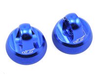 JConcepts Fin Aluminum 12mm V2 Shock Cap (Assorted Colors) (2)