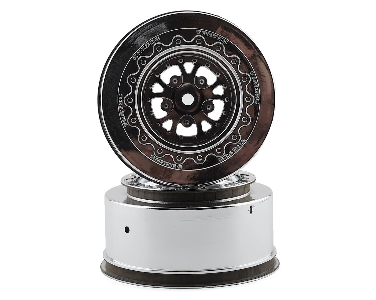 JConcepts Tactic Street Eliminator Rear Drag Racing Wheels (2) (Chrome) w/12mm Hex