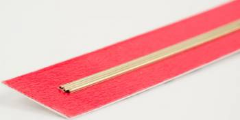 K&S Engineering 1mm x 300mm Round Brass Tube .225mm Wall (4)