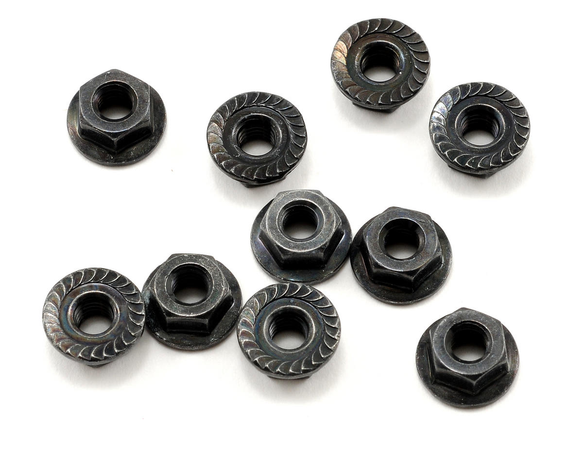 Kyosho 4x4.5mm Steel Flanged Nut (10) *SALE