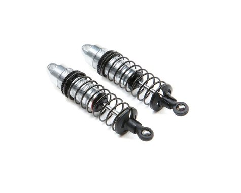 Losi Mini-T 2.0 Aluminum Front Shock Assembly (Silver) (2)