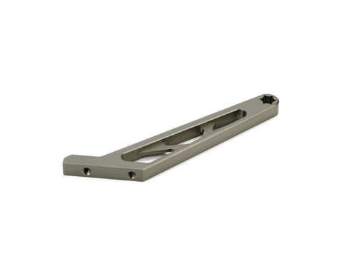 Soporte de chasis trasero Losi, aluminio: DBXL *Discontinuado