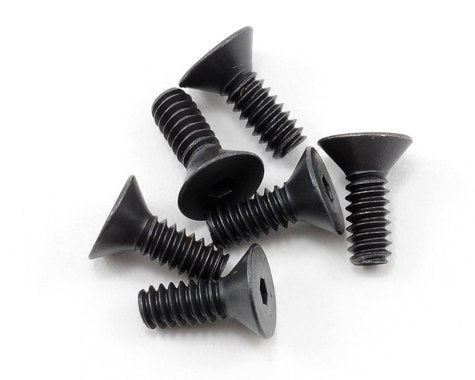 Losi Flat Head Screws, 4-40 x 5/16" (6)