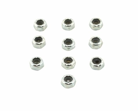 Losi Steel Locking 1/2 Nuts, 4-40 (10)