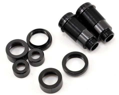 Losi Rear Shock Body Set, Aluminum, Black: Mini 8IGHT