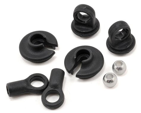 Losi Shock Retainer: Ball & Cap Set: Mini 8IGHT