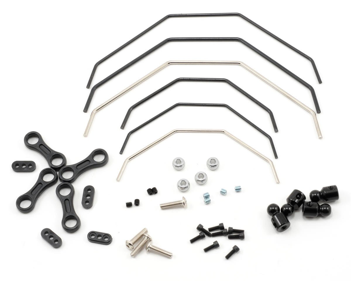 Losi Front & Rear Sway Bar Kit (Ten-T)