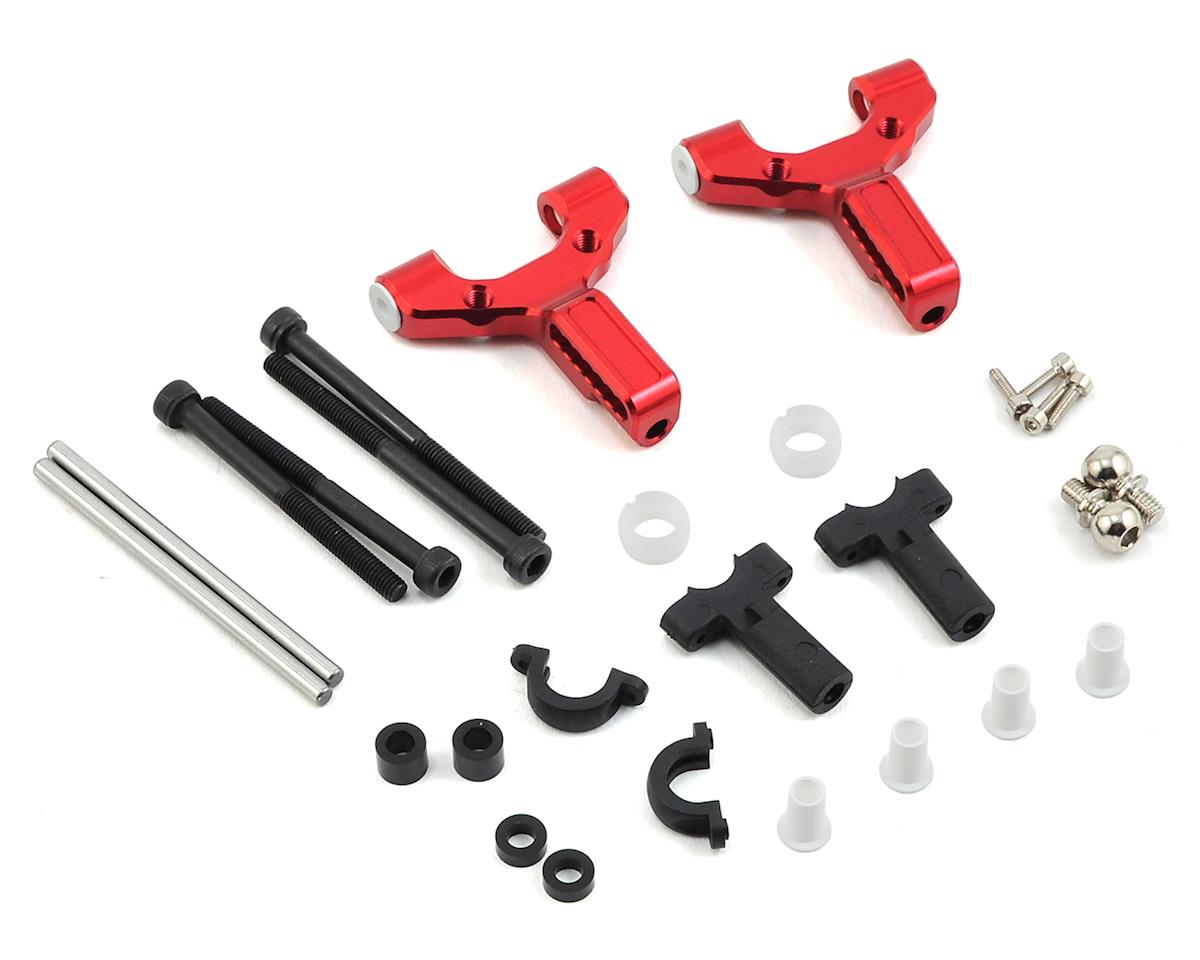 MST Aluminum Front Lower Arm Set (Red)