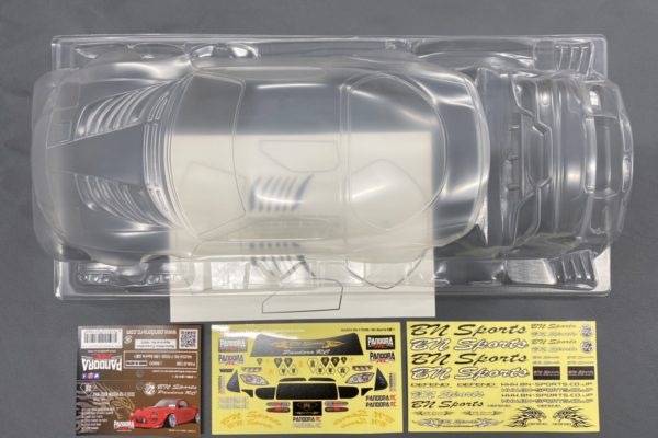 Pandora RC Mazda RX-7 FD3S / BN Sports Clear Drift Body