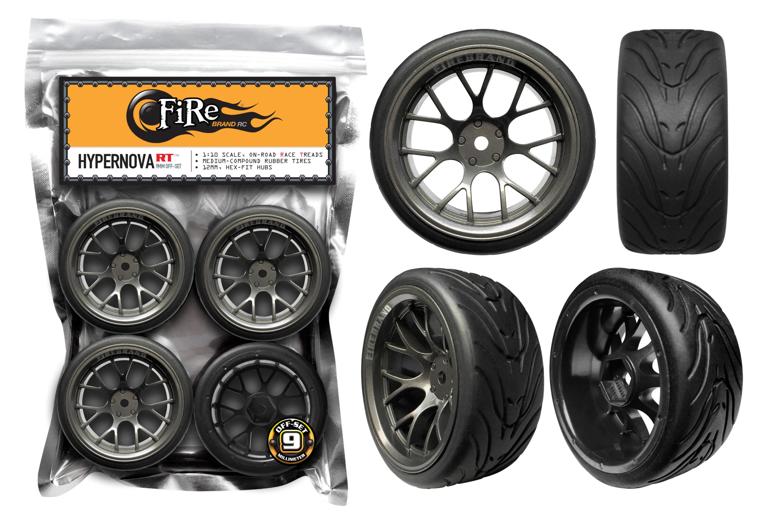 Banda de rodadura premontada para carreras en carretera Firebrand Hypernova RT9