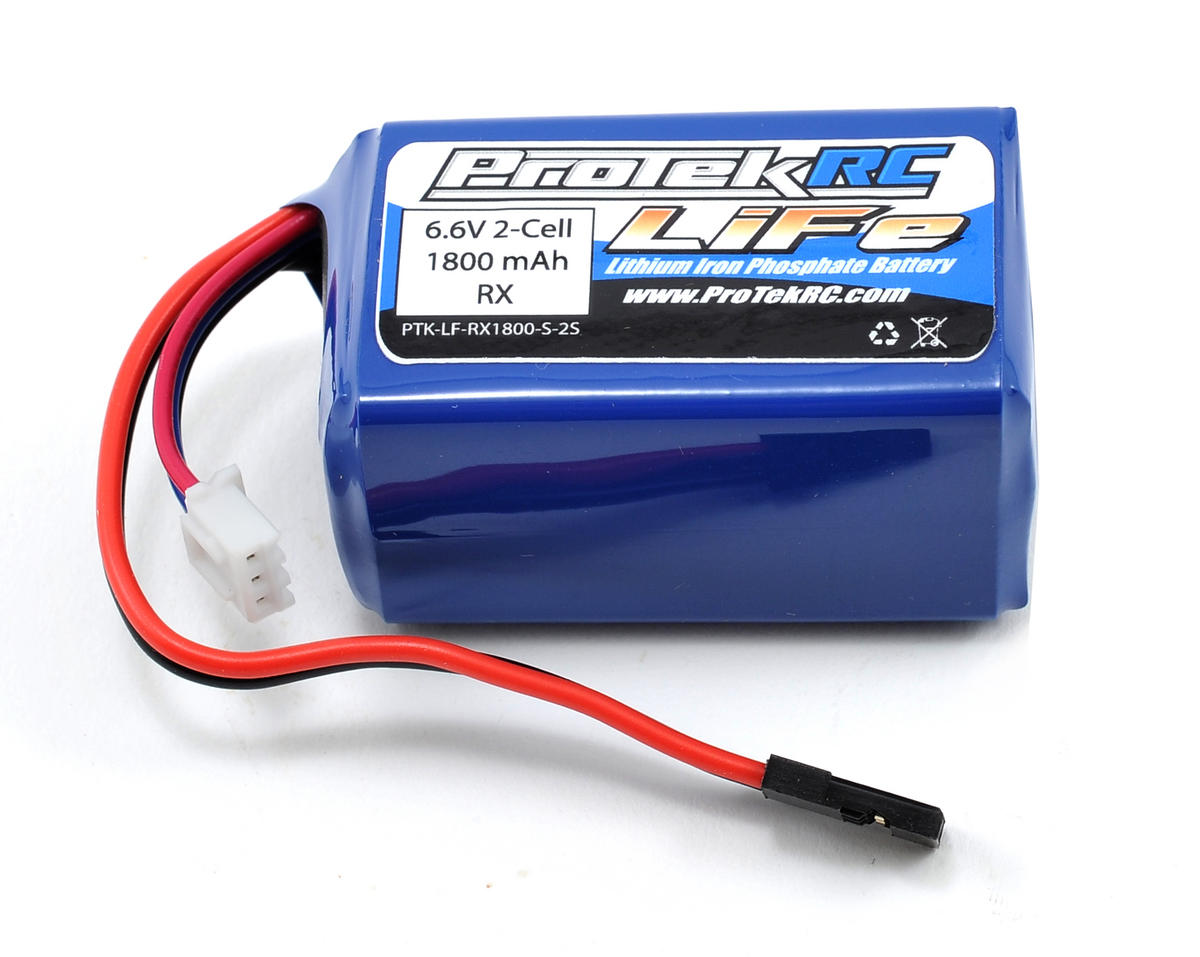 ProTek RC 2S 6.6V 1800mAh LiFe Kyosho & Tekno Hump Receiver Battery Pack (w/Balancer Plug)